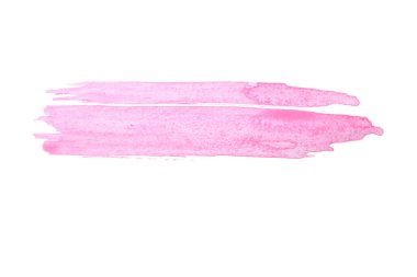 Boya kavramı, beyaz arka planda izole edilmiş boya darbesi.