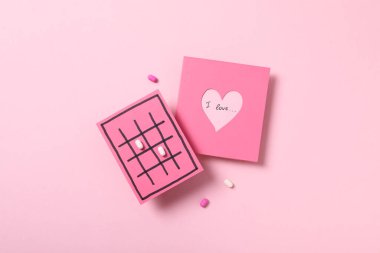 Sevgililer Günü konsepti, üst manzara