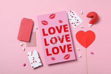 Sevgililer Günü konsepti, üst manzara