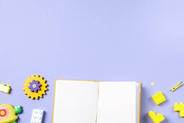 Bebek kitabı kavramı, metin için boşluk