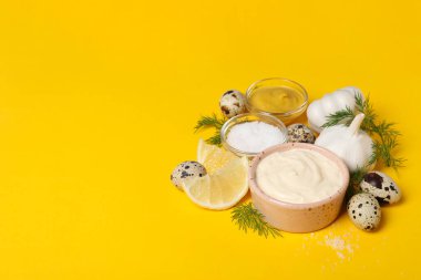 Sos kavramı, mayonez, metin için boşluk