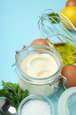 Sos kavramı, mayonez, metin için boşluk