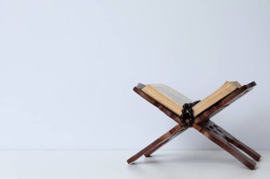 Concept of Muslim holy month Ramadan Kareem, space for text