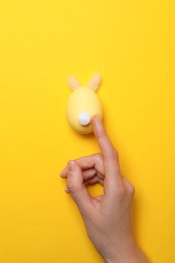 Concept of Easter, Easter holidays, top view