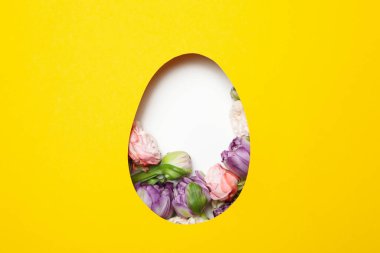 Concept of Easter, Easter holidays, top view