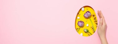 Concept of Easter, Easter holidays, space for text