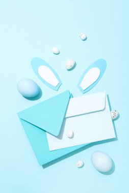 Concept of Easter, Easter holidays, top view