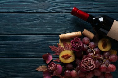 The concept of a delicious alcoholic drink - wine