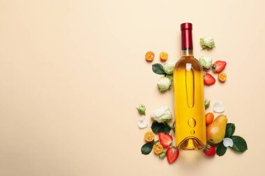 The concept of a delicious alcoholic drink - wine