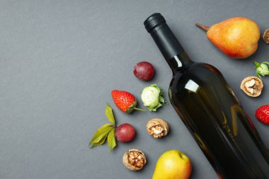 The concept of a delicious alcoholic drink - wine