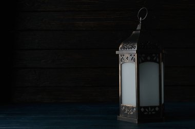 Concept of Muslim holy month Ramadan Kareem, space for text