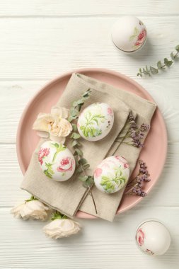 Concept of Easter, spring holy holiday concept