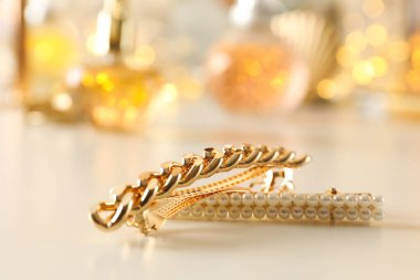 Concept of cosmetic and different female accessories