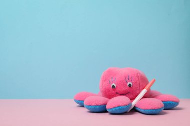 Concept of pregnancy and maternity, space for text