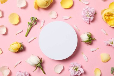 Concept of greeting, 8 march, Women's day, space for text