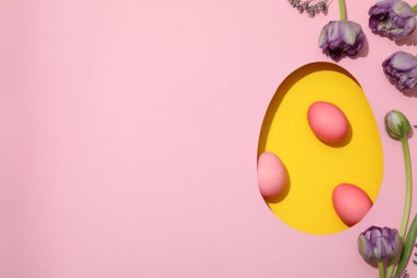 Concept of Easter, Easter holidays, space for text