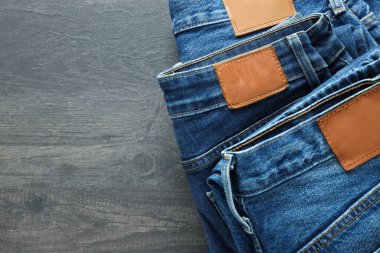 Concept of jeans, casual clothes concept, jeans as daily wear