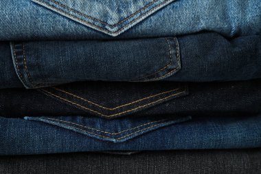 Concept of jeans, casual clothes concept, jeans as daily wear