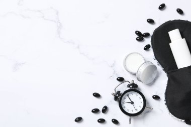 Concept of insomnia or bad sleep, problems with sleep