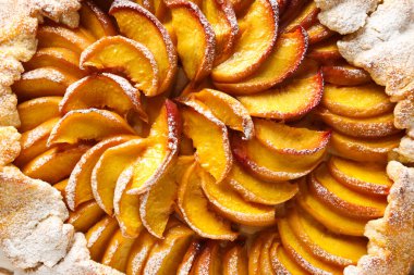 Fruit galette, composition for tasty food concept