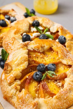 Fruit galette, composition for tasty food concept