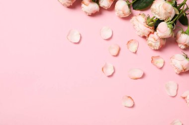 Concept of greeting, 8 march, Women's day, space for text