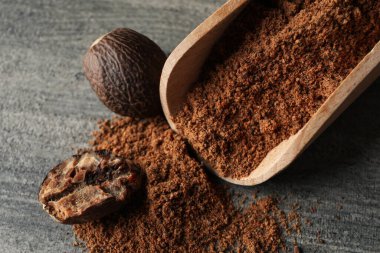 Farklı baharat, sos ve hindistan cevizi kavramları