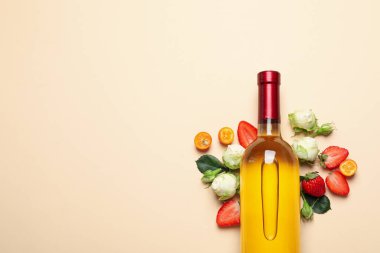 The concept of a delicious alcoholic drink - wine