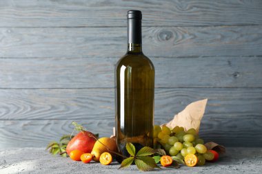 The concept of a delicious alcoholic drink - wine