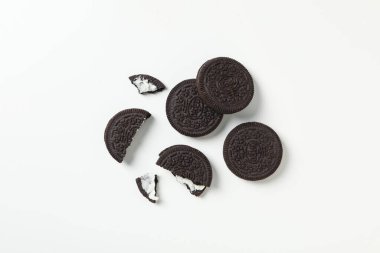 16.02.2022 - Odessa, Ukrayna: Oreo ile lezzetli kurabiye kavramı