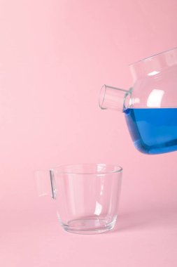 Concept of tasty hot drink, Anchan tea