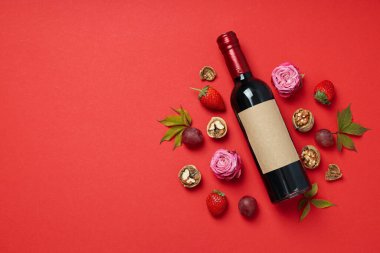 The concept of a delicious alcoholic drink - wine