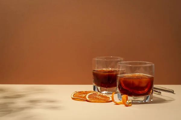 おいしいアルコール飲料 おいしいウイスキーの概念 — ストック写真