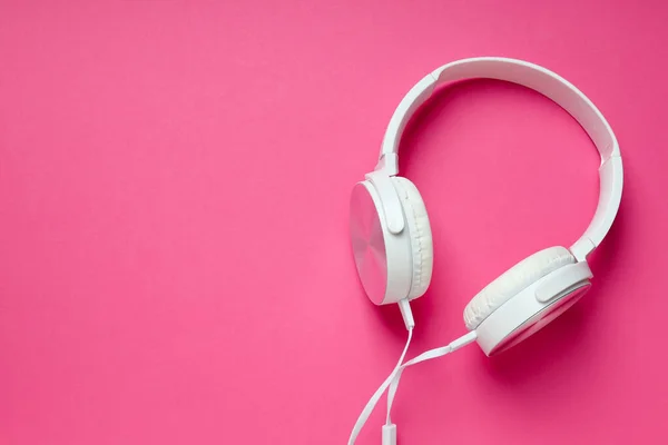 Concept Listening Audio Music Headphones — Stock Photo, Image