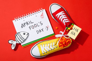 Concept of Happy 1 april Fools day