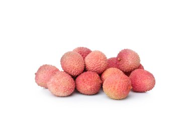 Concept of tasty and delicious exotic fruit - Lychee, isolated on white background