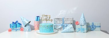 Concept of Happy Birthday, Happy Birthday cake