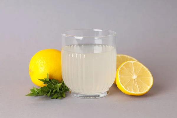 Conceito Bebida Saborosa Limoncello Licor Limão Italiano — Fotografia de Stock