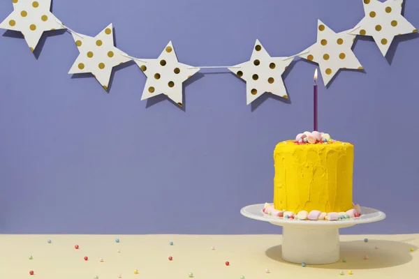Concept Happy Birthday Happy Birthday Cake — 스톡 사진
