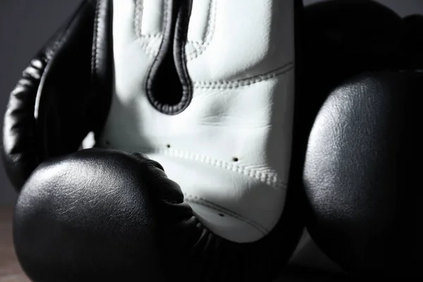 Concepto Boxeo Estilo Vida Deportivo Con Guantes Boxeo — Foto de Stock