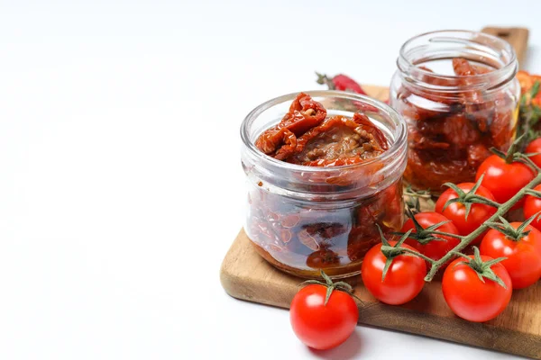 Concept Tasty Food Delicious Dried Tomato — Fotografia de Stock