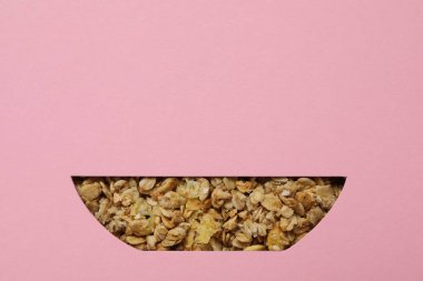 Kahvaltıda pişmemiş yemek fotoğrafı - Müsli.