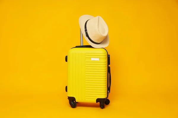 stock image Suitcase, luggage, baggage for summer travel and vacation
