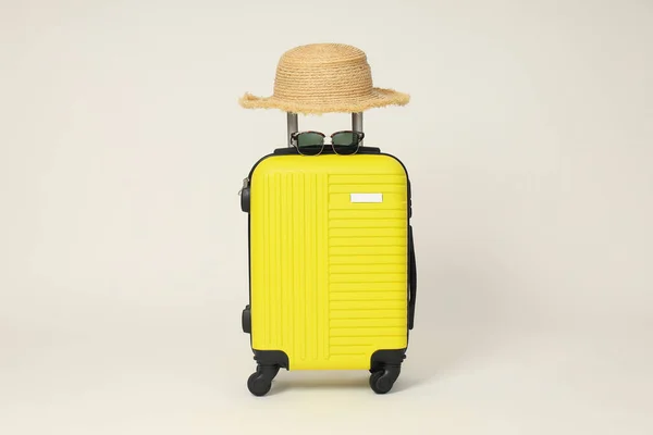 Koffer Bagage Bagage Voor Zomer Reizen Vakantie — Stockfoto