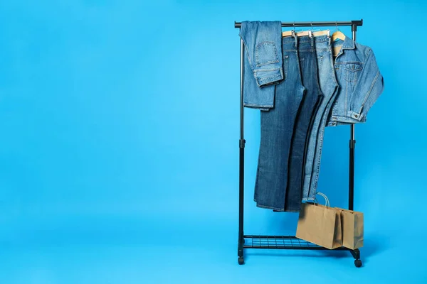 Concept Jeans Casual Clothes Concept Jeans Daily Wear — Fotografia de Stock