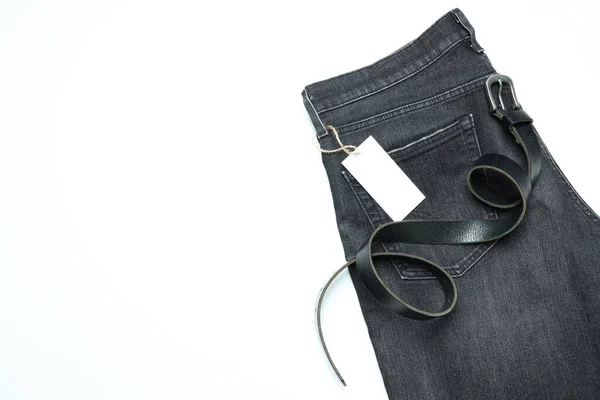 Concepto Jeans Concepto Ropa Casual Jeans Como Desgaste Diario — Foto de Stock