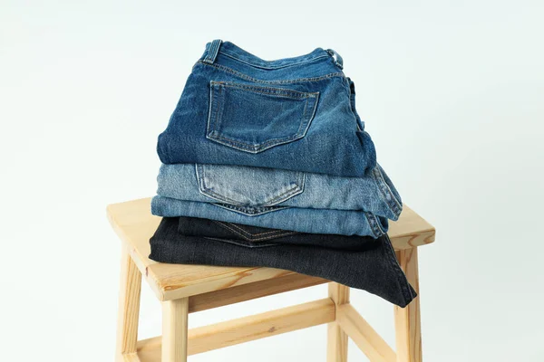 Concept Van Jeans Casual Kleding Concept Jeans Als Dagelijkse Kleding — Stockfoto