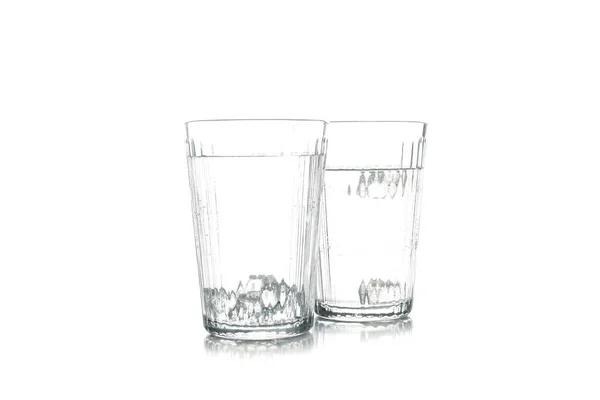 Pojem Žízeň Čerstvost Sladká Voda Izolované Bílém Pozadí — Stock fotografie
