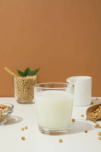 Soy milk and soy, composition for healthy food concept