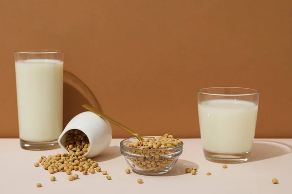 Soy milk and soy, composition for healthy food concept